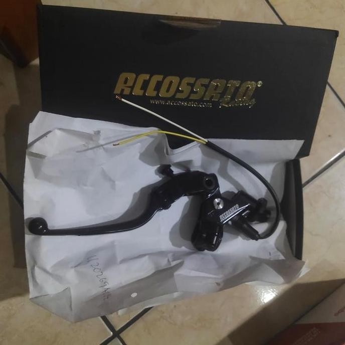 Paketan Master Rem Brembo Accosato Selang hel for rx king