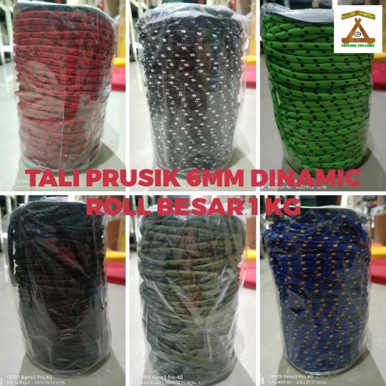 Tali Prusik 6 MM Dinamic Roll Besar 1 Kg AST nUg