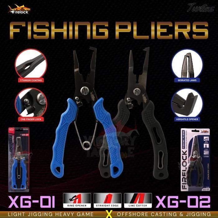 Promo Tang Pancing Firelock Fishing Pliers Heavy Game Offshore Casting & Jigging Xg-01 Xg-02