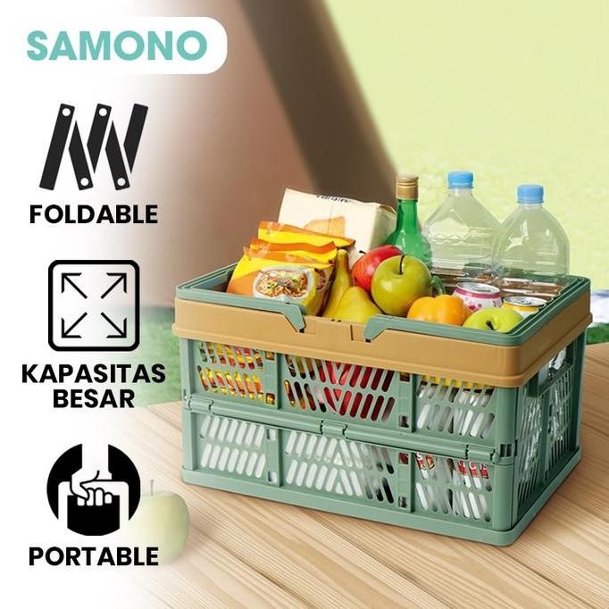 

Terlaris Samono Ssb40 Storage Box Fortable Keranjang Kotak Lipat Multifungsi