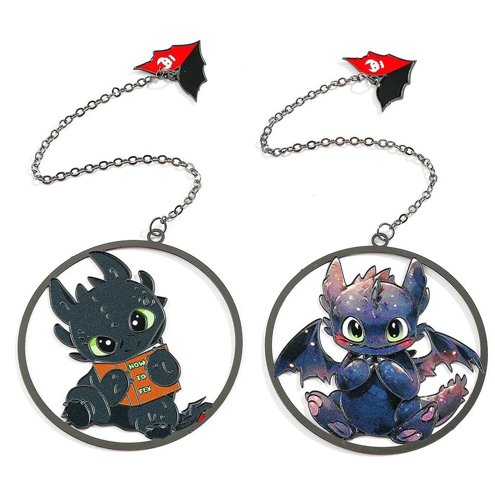 

How to Train Your Dragon 3 Toothless Metal Bookmarks - Reading Accessories Stationery Learning Supplies Christmas Gift Ideas