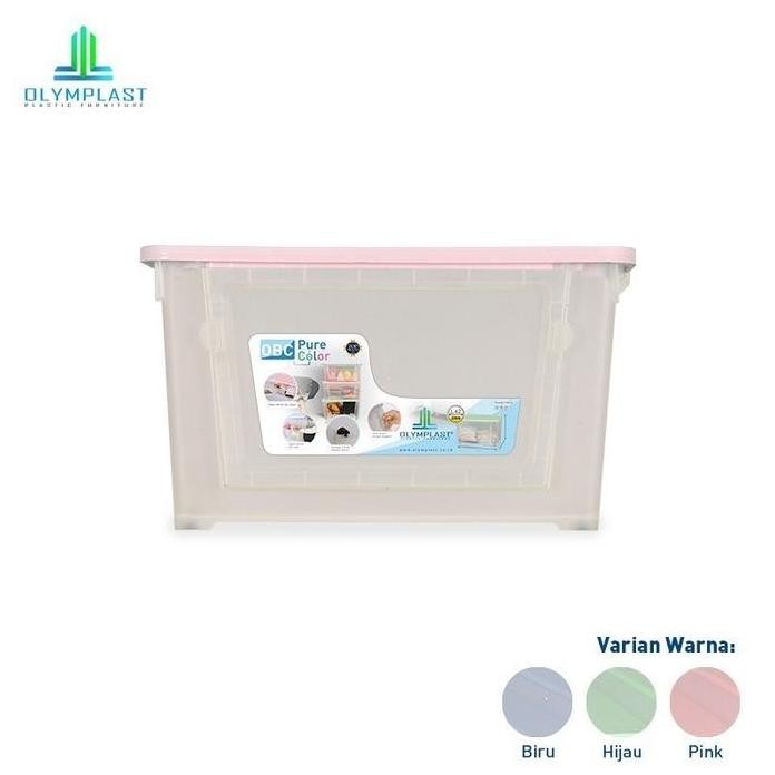 

Terlaris Olymplast Obc Pure Bening Transparan Transparent Box Container 62Liter