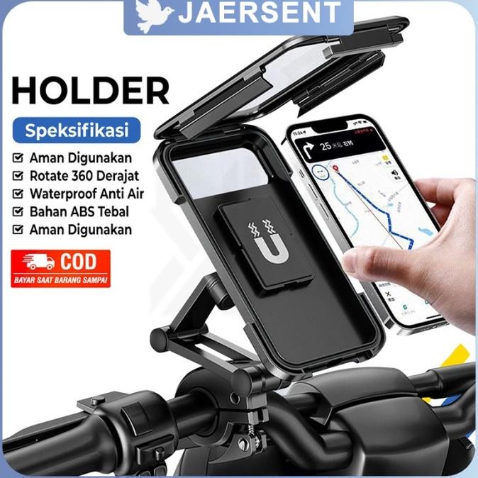 [Expert] hp holder hp motor sepeda phone holder tempat hp di motor holder hp motor waterproof phone 