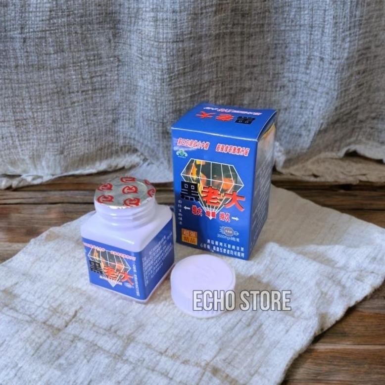 Herbal China Black Diamond Isi 8 Pil Kancing Obat Kuat Stamina Pria Tahan Lama Gercep