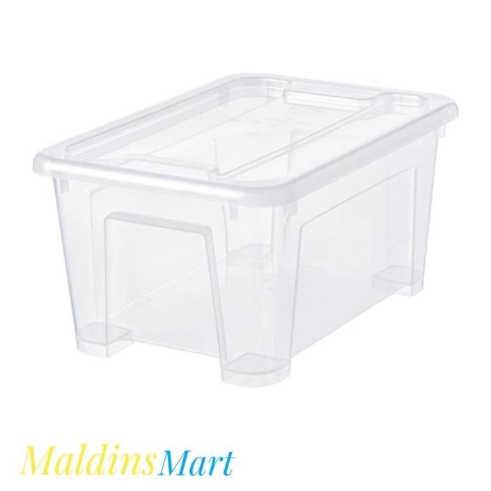 

Terlaris Kotak Penyimpanan / Box Transparan-Kontener Bening 28X20X14Cm / 5L Sm