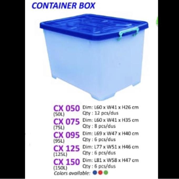 

Terlaris Phylia Container Box Cx075 - Cx 075 Storage Kotak Kontainer