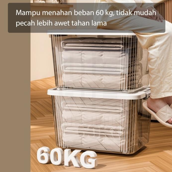 

Terlaris Hugo Container Box Storage Organizer Box Tempat Penyimpanan Besar Jumbo Multifungsi Kontainer Box Plastik