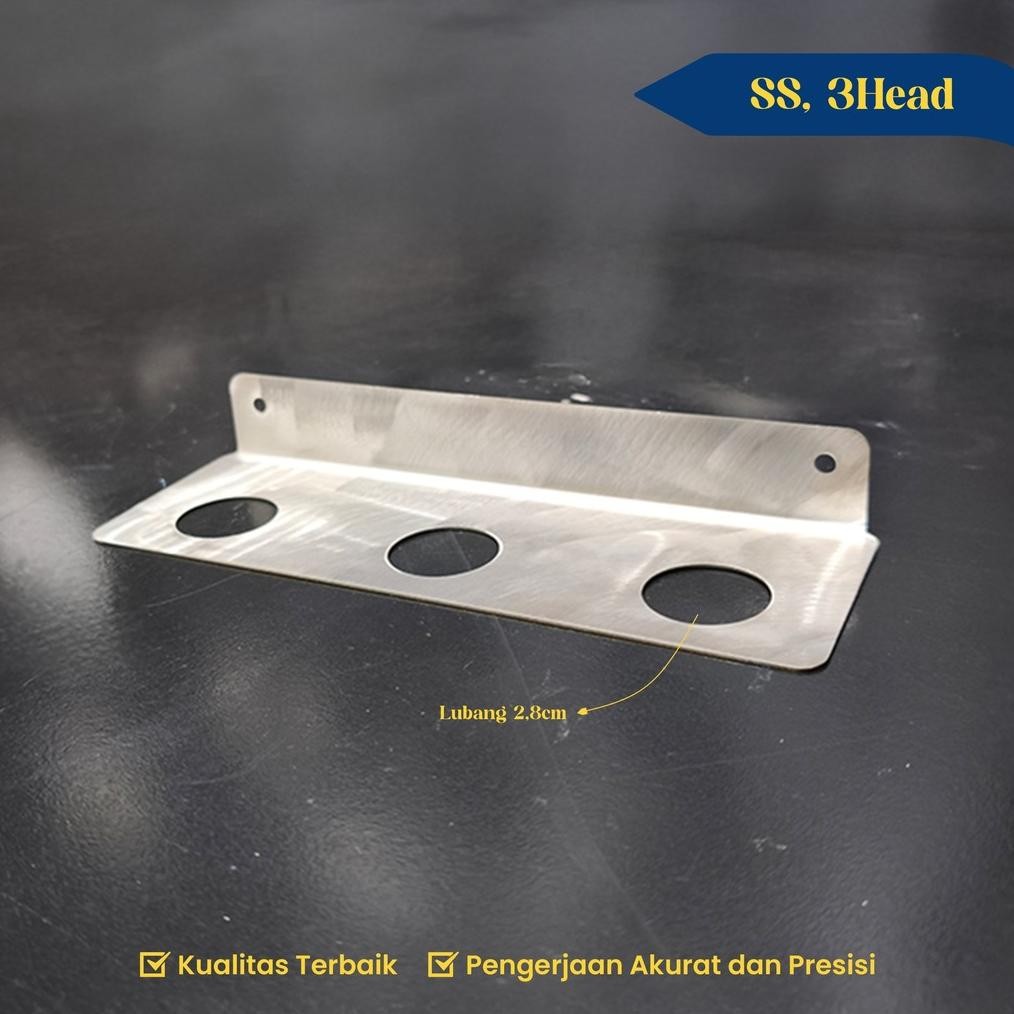 Gantungan Botol Sabun / Soap Dispenser Holder Stainless / Kuningan