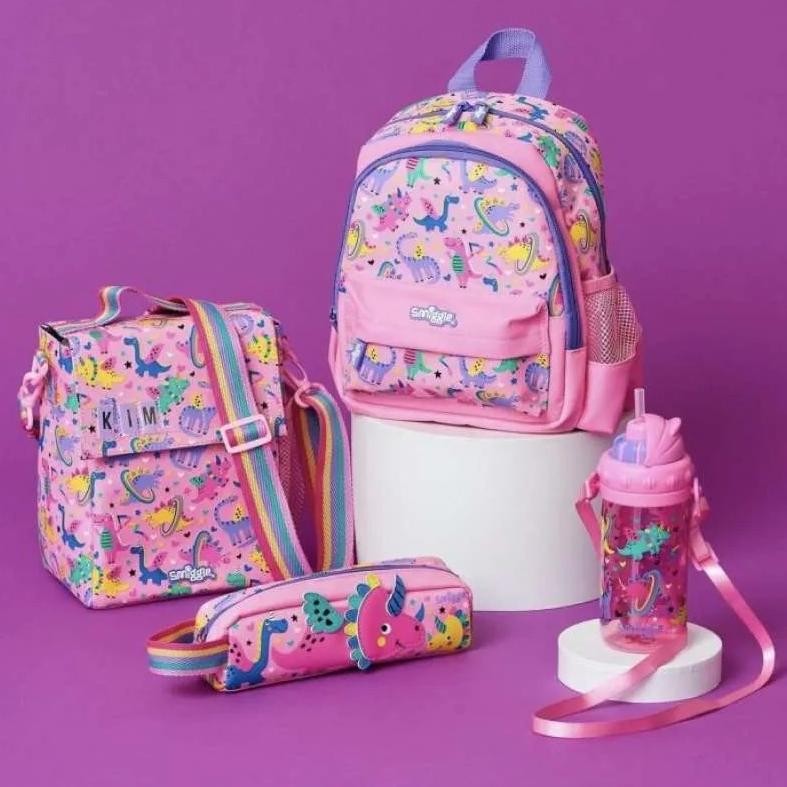 Tas Smiggle Paud Kecil Teeny Car / Unicorn / Dinosaur Ready