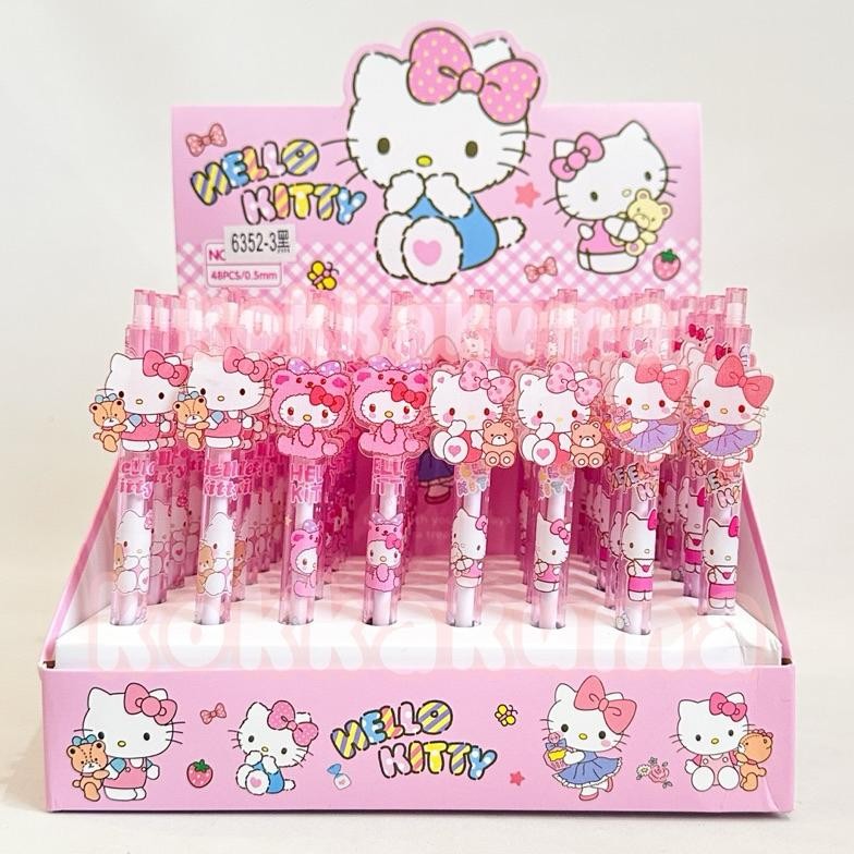 

( KKM ) PAKET HEMAT 1 box Pen Gel Karakter isi 48 Pcs Jual per Box