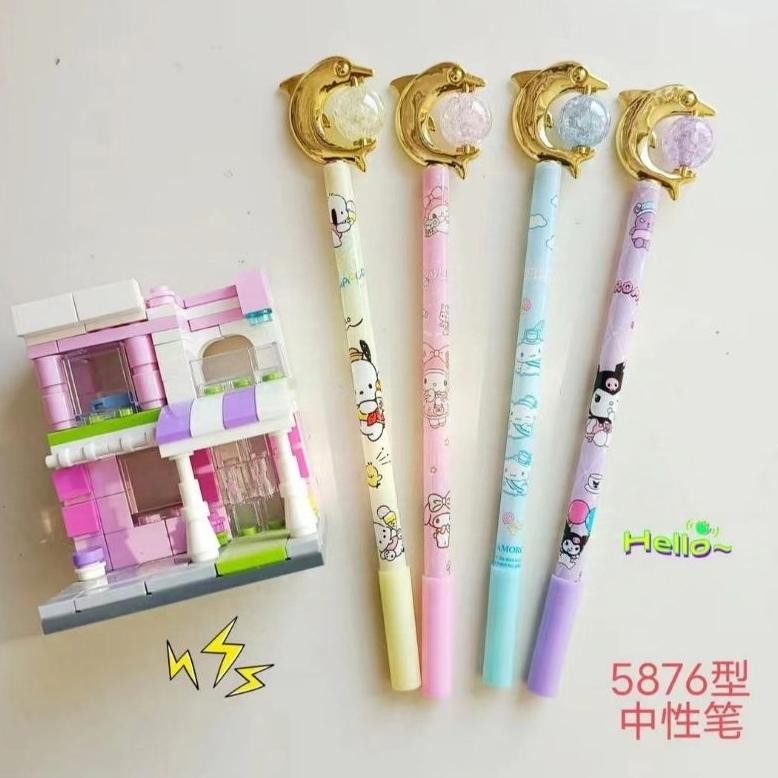 

Pulpen Dolphin Ball 12pcs || Pulpen Lucu Hiasan Ikan Lumba Lumba