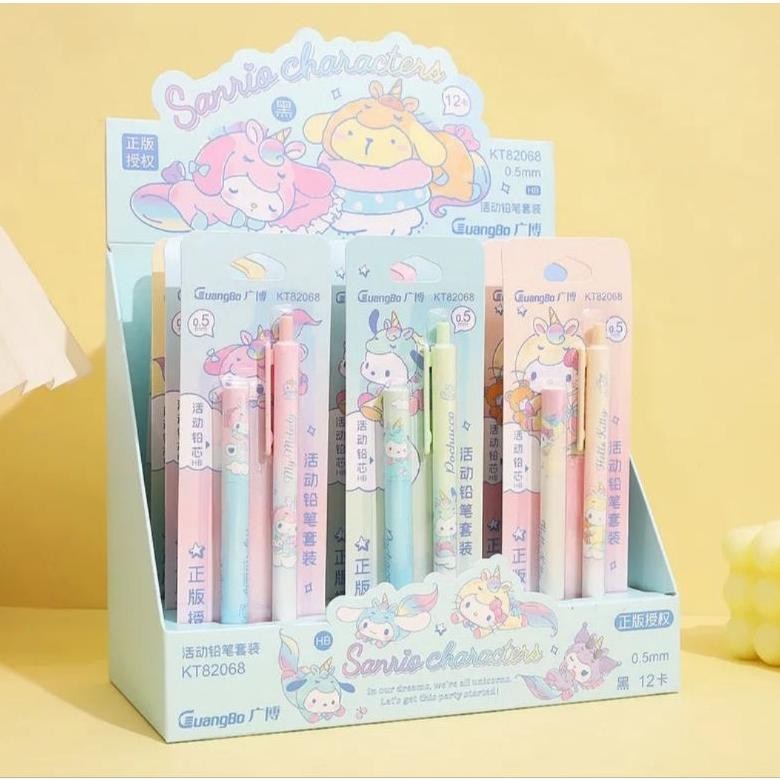 

Lovely- Pensil mekanik sanrio unicorn license 0.5mm