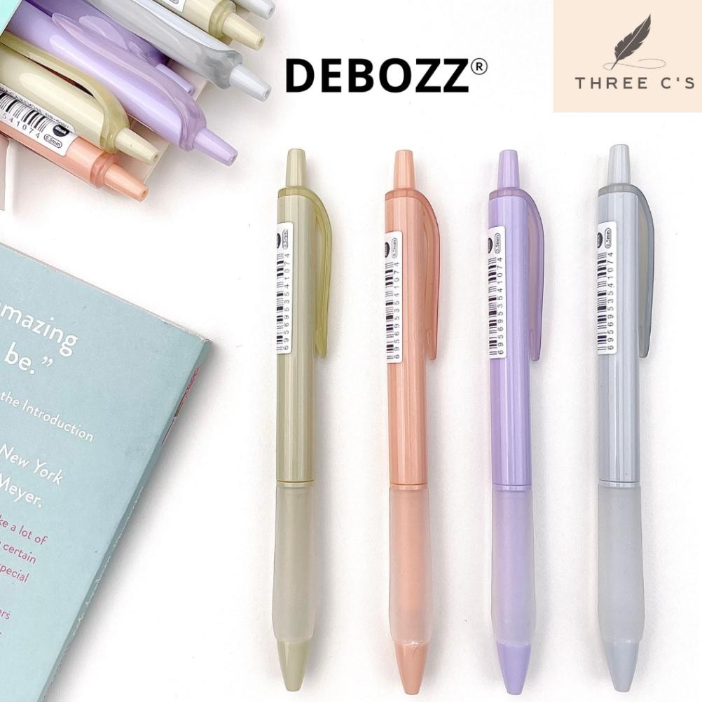 

Pulpen Pena Aesthetic 0.5 Gel Pen Hitam Aesthetic Pastel 1 Pack 12pcs DEBOZZ DB-G107