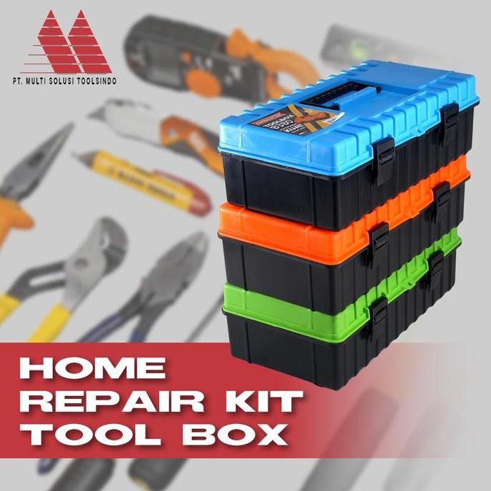 

Terlaris Tools Box Kotak Perkakas Abs Multifungsi 2 Tingkat Tempat Penyimpanan