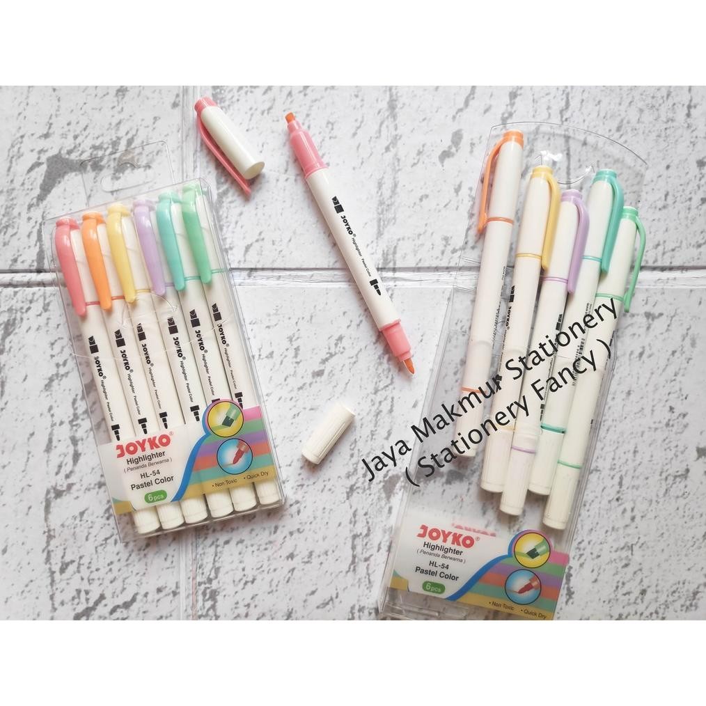 

Highlighter Joyko Dual Tip HL-54 (6 warna)