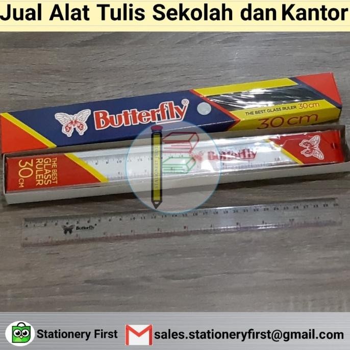 

Penggaris Butterfly 30cm (BT-30) AST
