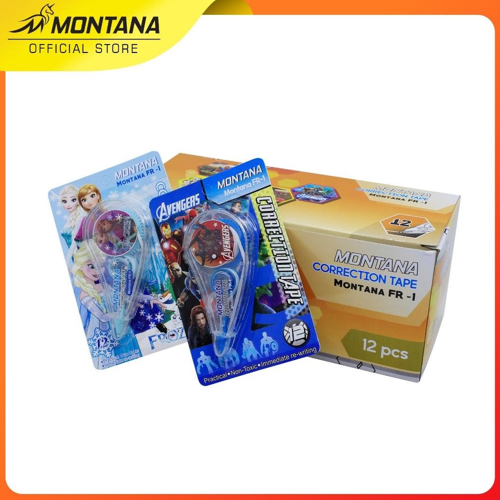 

MurahMurahATK Correction Tape / Pita Koreksi Montana FR-1 BOX