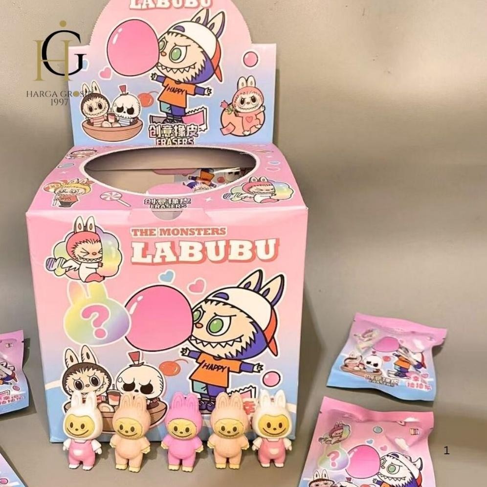 

1 BOX ISI 32 PCS HAPUSAN MISTERY BAG LABUBU ER-1692 ERASER IMUT SOUVERNIR KADO UNIK TERMURAH WARNA WARNI