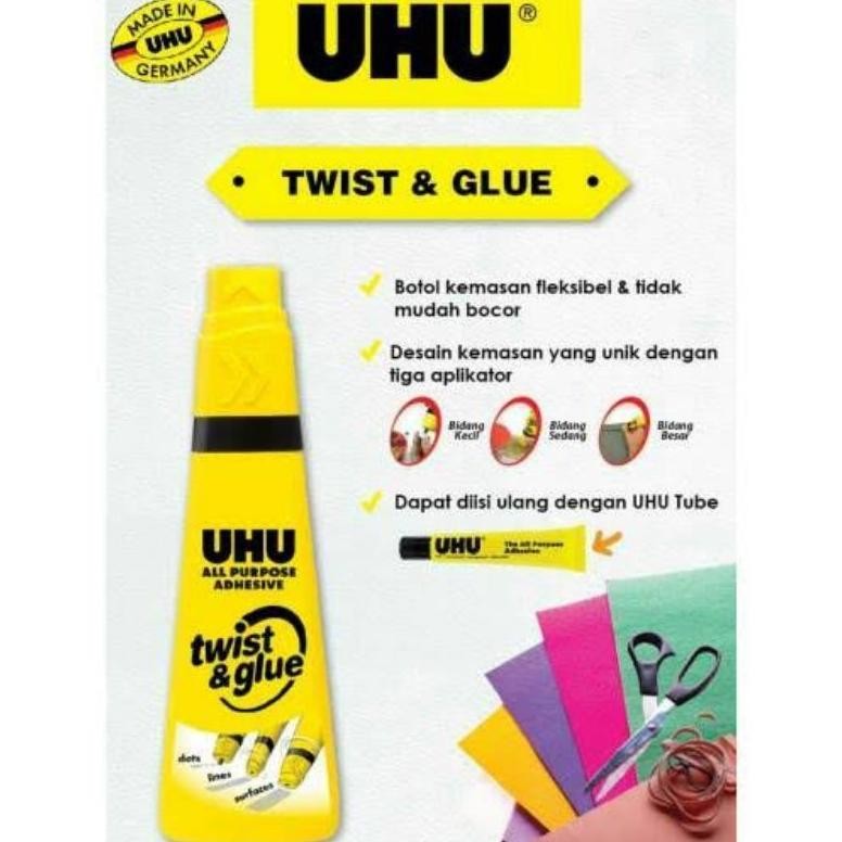 

Uhu Twist & Glue Lem All Purpose Lem Styrofoam AST