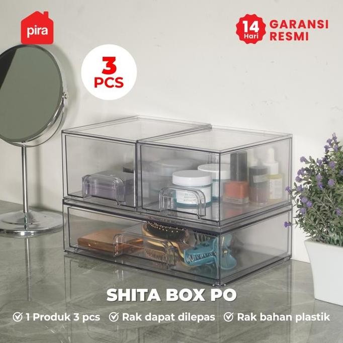 

Terlaris Pira Home - Shita Box Po Kotak Penyimpanan / Rak Laci Transparan / Kotak Penyimpanan Alat Tulis Dan Make Up