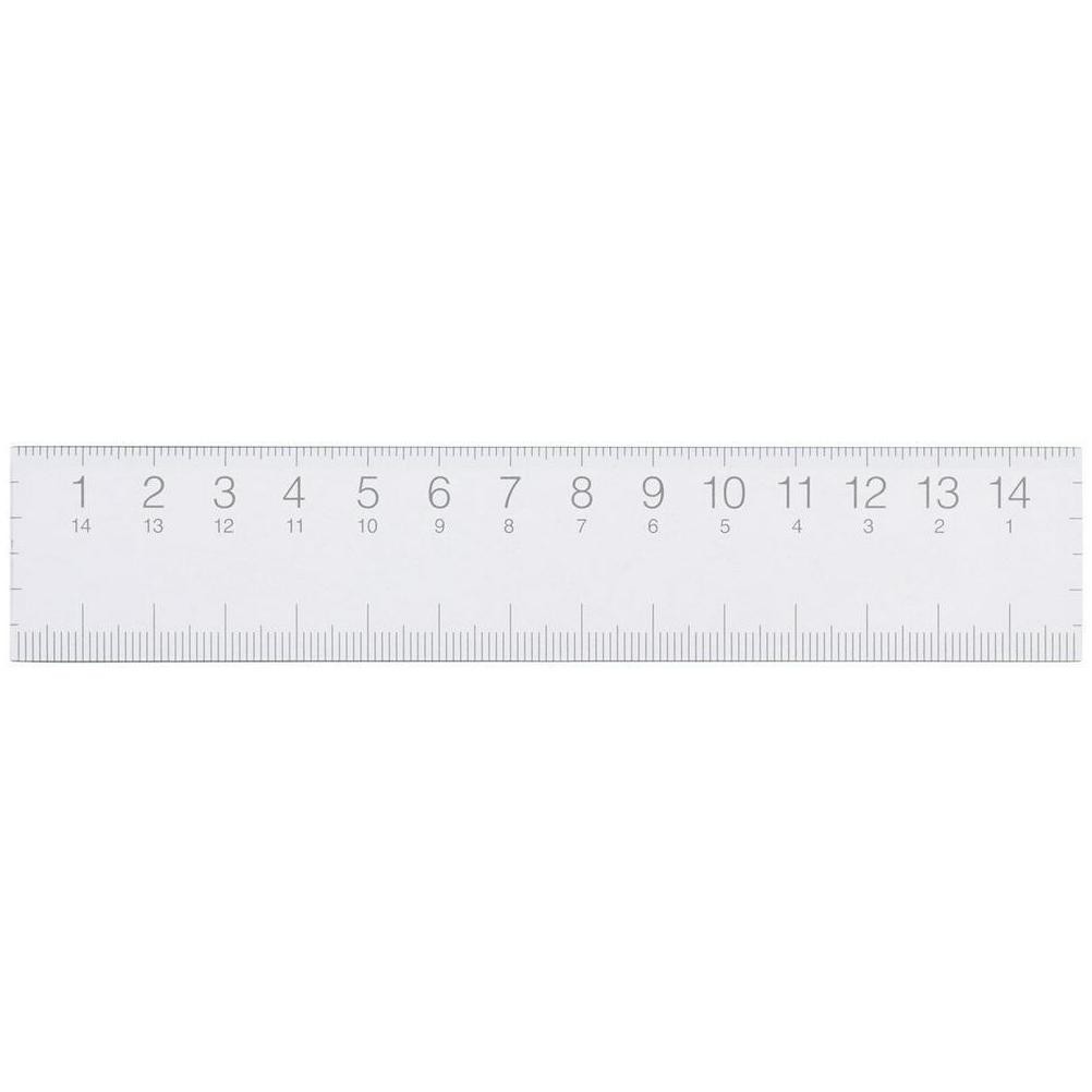 

Muji Acrylic Ruler 15cm Transparent Clear Penggaris Transparan AST