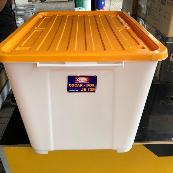 

Terlaris Box Plastik Serbaguna Box Container Great Jb135 Oscar 135 Liter