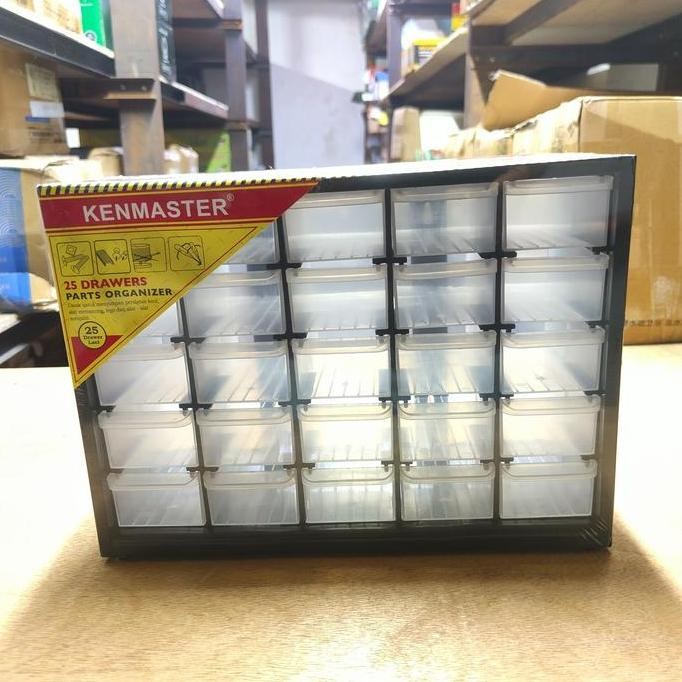 

Terlaris Jmj - Rak Baut Skrup Kenmaster 25 Susun Slot Laci Drawers Stackable / Toolbox Part Organizer