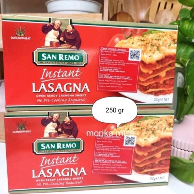 

(Expert) san remo lasagna instant / lasagna san remo instant / lasagna sheet