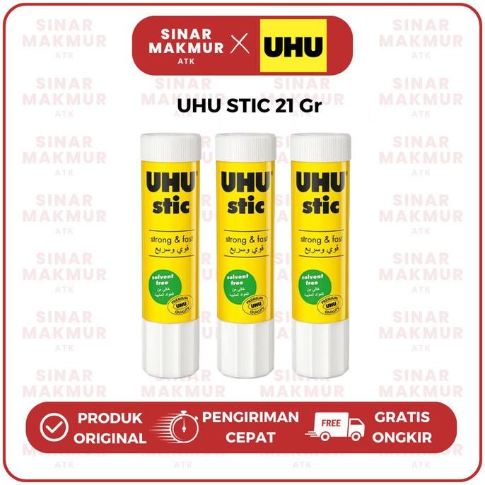 

Glue Stick/Perekat Stik/Lem Kertas Stik Sedang 21 gram UHU (Pcs) AST