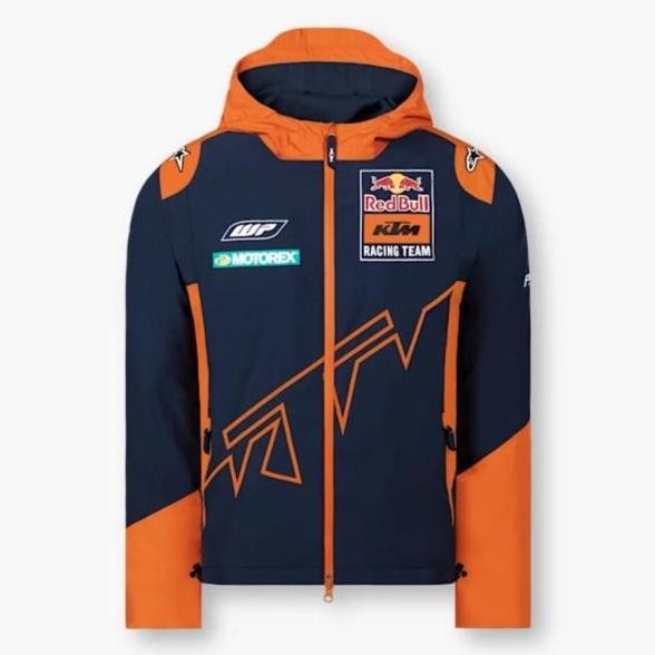 Red Bull KTM MotoGP 2023 Team Windbreaker. Jaket Windbreaker Pria