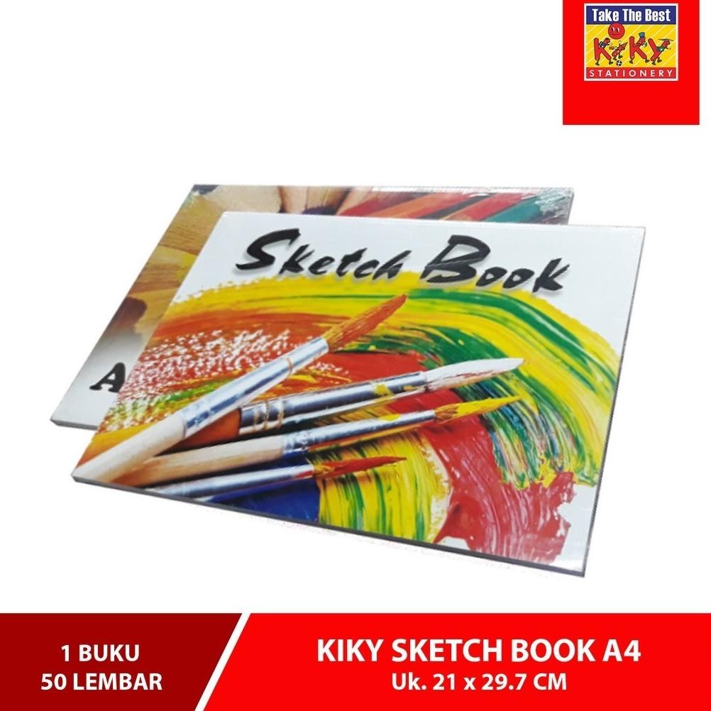 

Buku Sketsa Kiky A4 50 Lembar AST