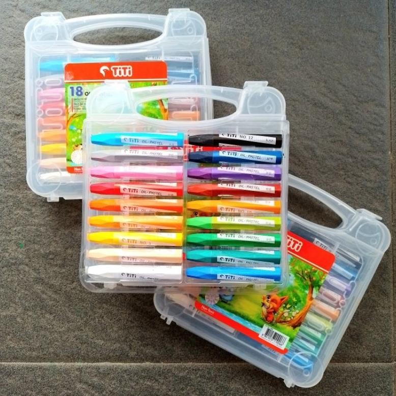 

Crayon Oil Pastel Titi 18 Warna ( Set ) [ Original ] AST
