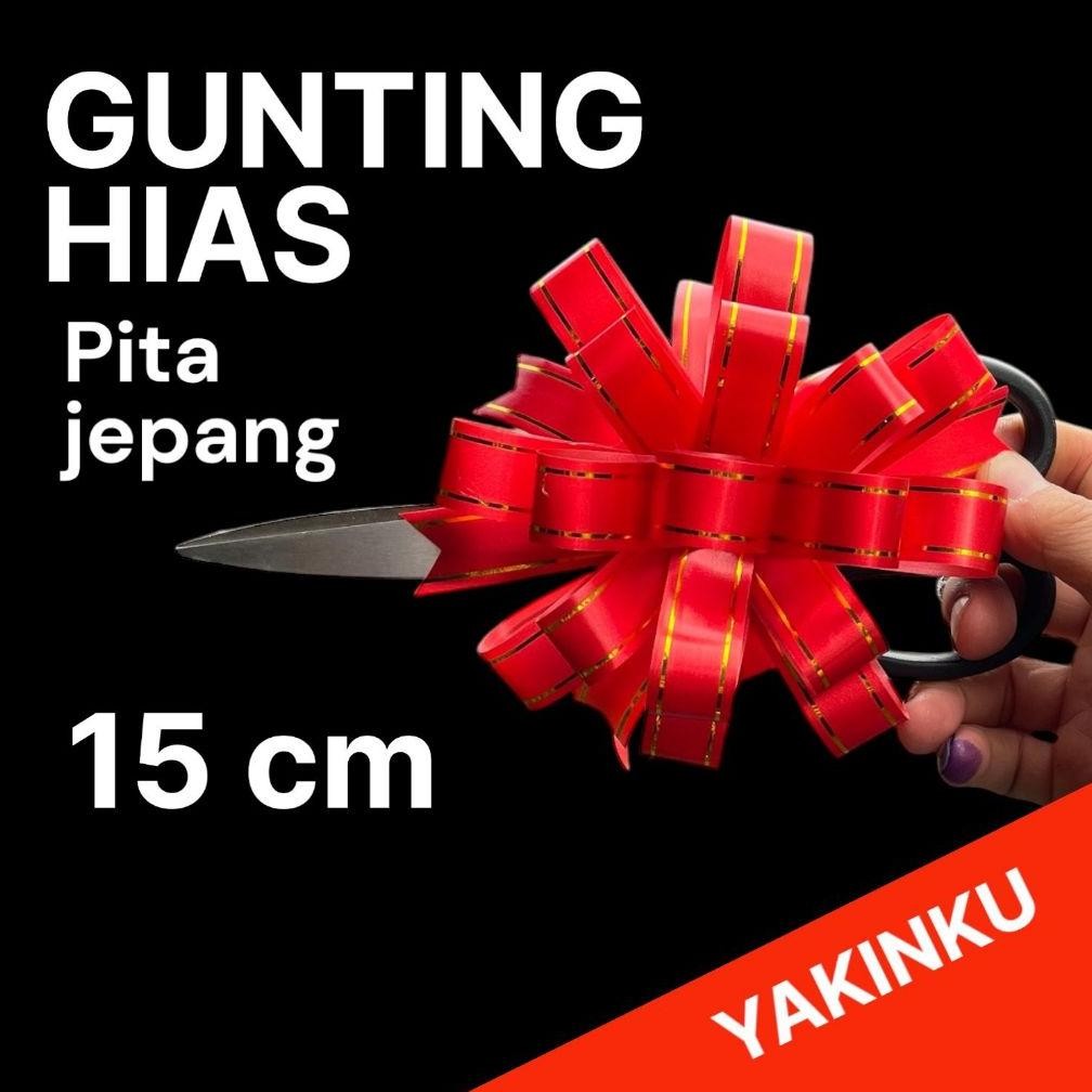 

Gunting Hias "YAKINKU" ( Gunting + Pita hias ) AST