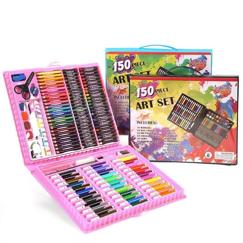 

CRAYON VIRAL TERBARU Set Isi 150 Pcs Pensil Warna Set Anak Crayon Full Set Alat Lukis AST