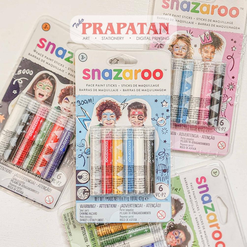 

Snazaroo Face Paint Stic Set 6C | Cat Wajah AST