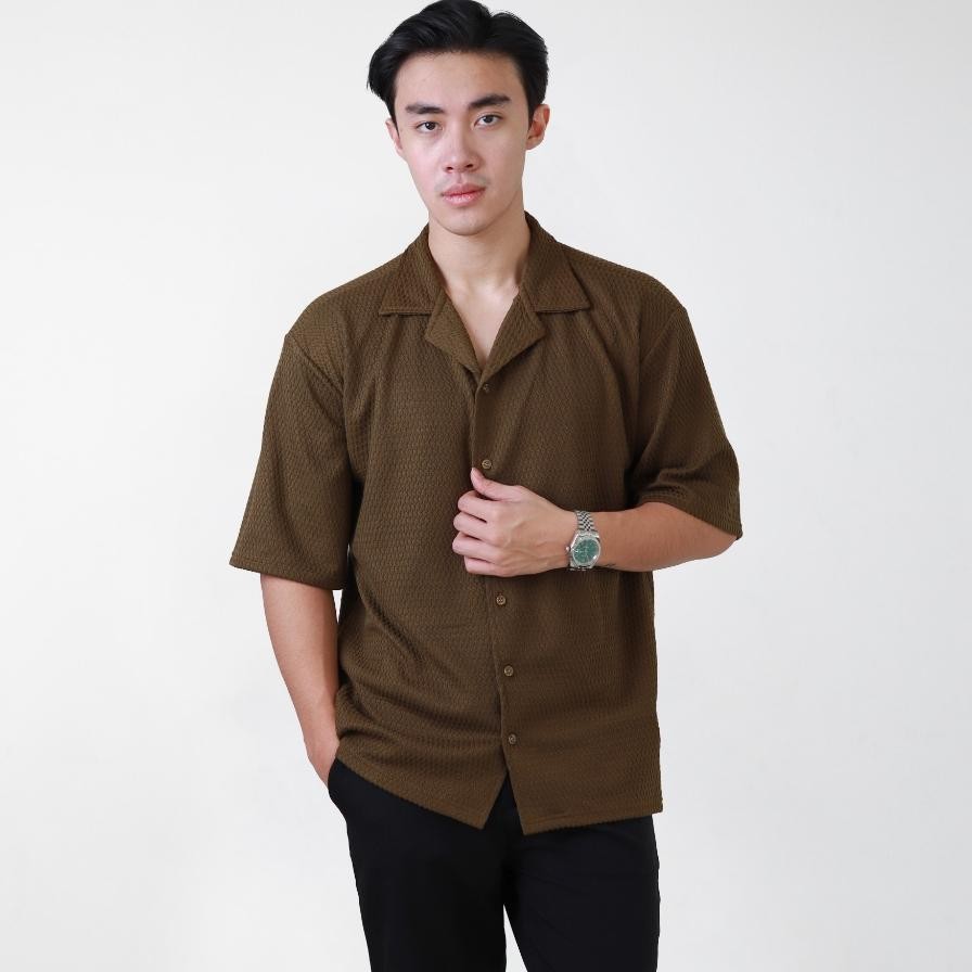 Msmo Men Eiji Tshirt Knit Pria Baju Knit Pria