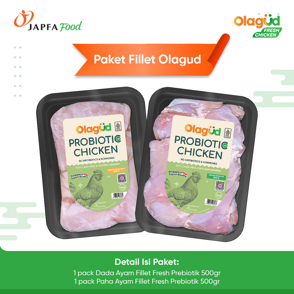 

[Ready Stock] Paket Fillet Olagud - Paket Dada & Paha Fillet Probiotik