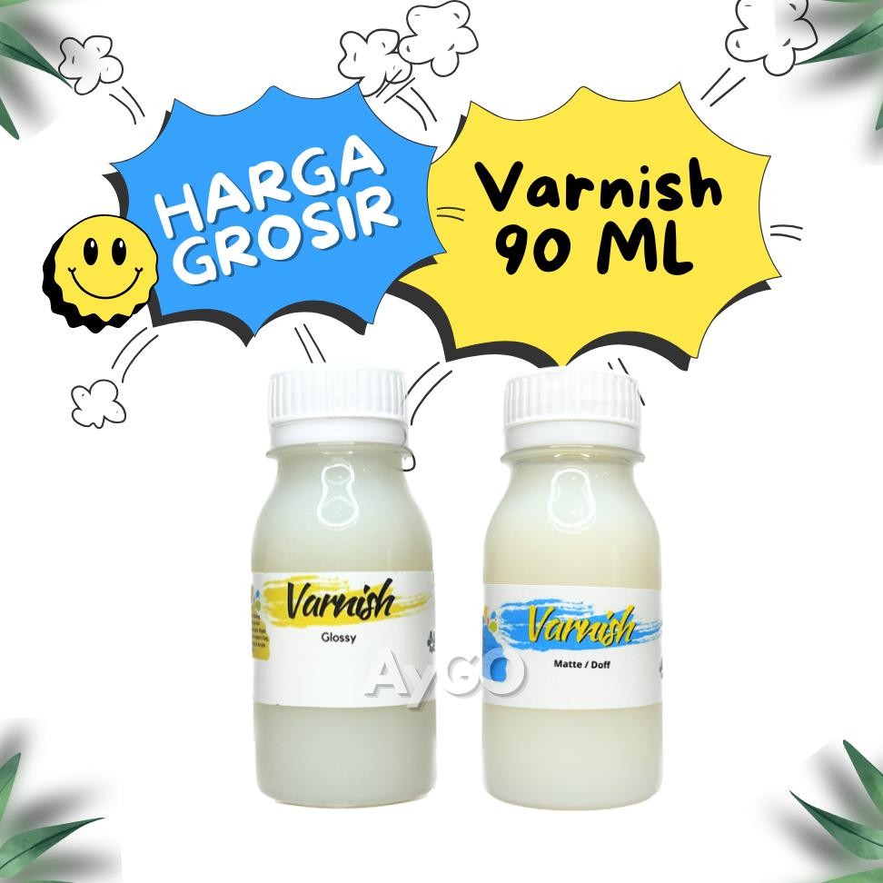 

90ML VARNISH GLOSSY / VARNISH MATTE HARGA GROSIR AST