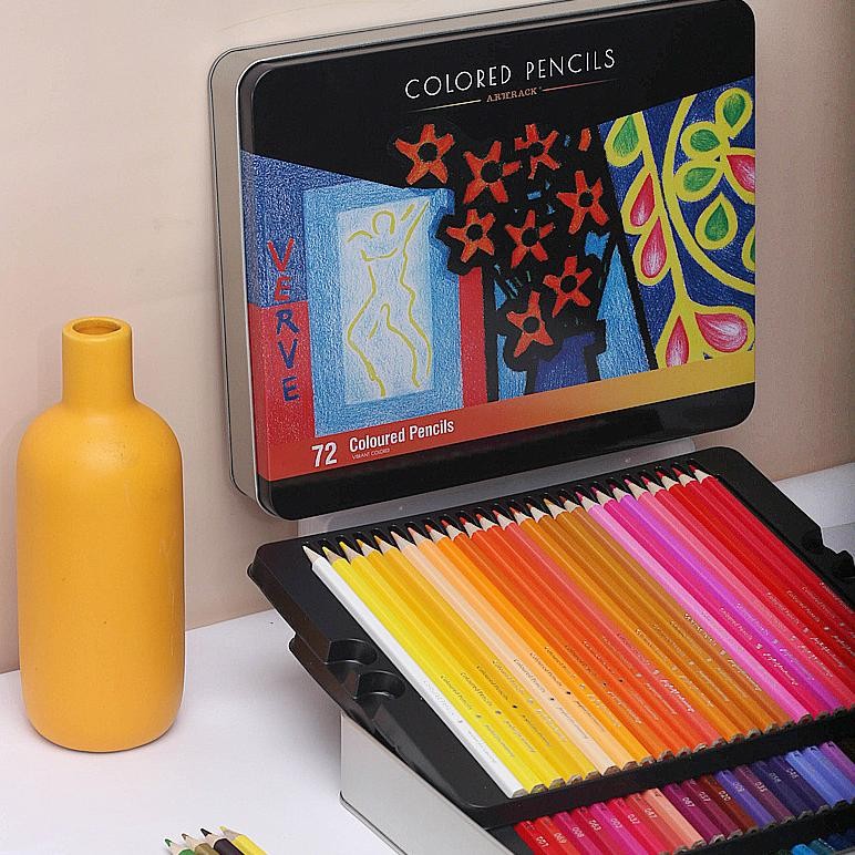 

Oil Pencil Color Pensil Warna Minyak 48/72 Pencil Color Set Akaun tangan AST