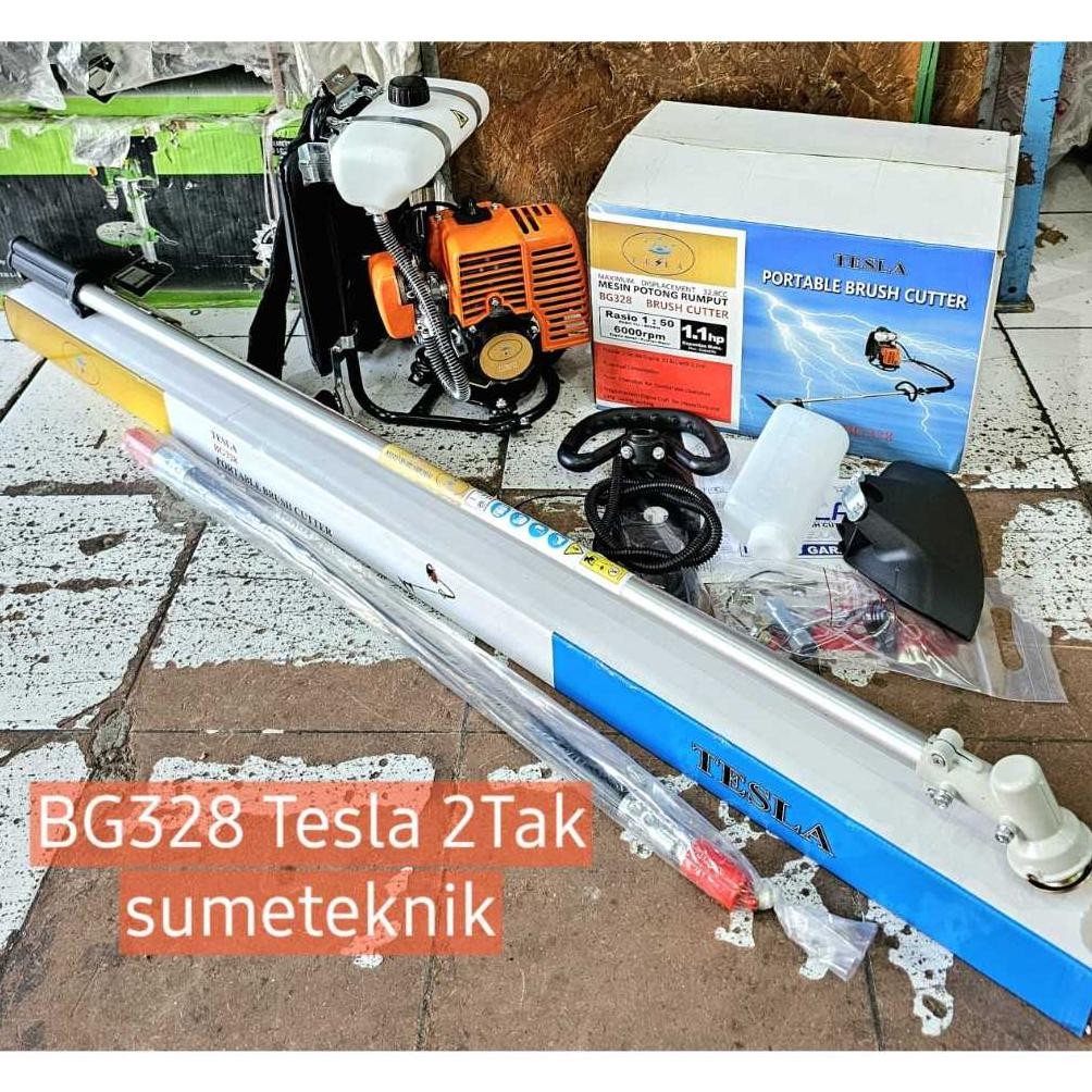MESIN POTONG RUMPUT TESLA 328 BRUSH CUTTER 328 TESLA BG328 TESLA 2TAK