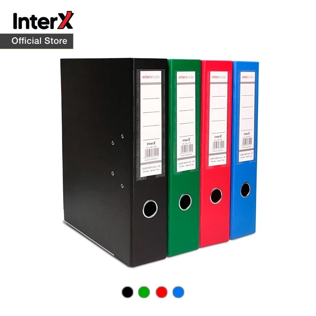 

InterX Ordner Folio Lever Arch File Spine 7cm (1pcs) AST