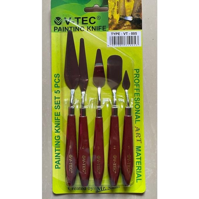 

Painting Knife V-Tec Set VT 005 Pisau Palet Paint Knife V-Tec Set AST