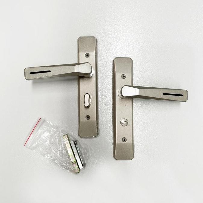 Pintu Kamar Mandi Upvc + Gagang / Kunci / Hendel /Handle