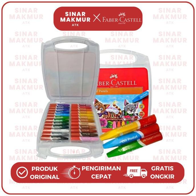 

Hexagonal Crayon/Oil Pastel Eco 24 Warna Faber Castell (Set) AST