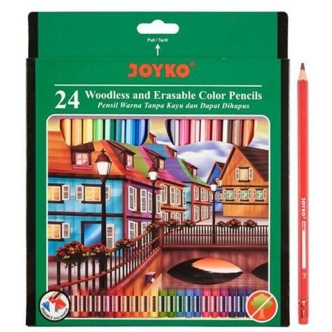 

Pensil Warna Joyco 24 Warna Bisa Di Hapus CP 115 AST