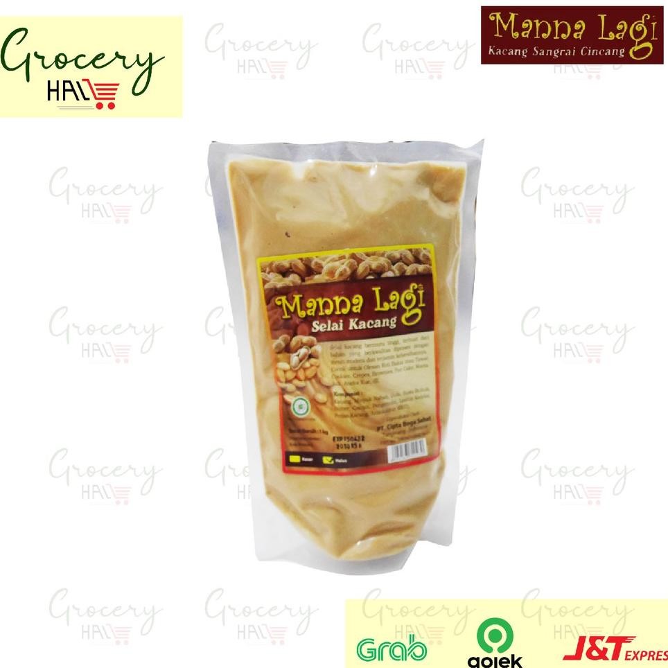 

Manna Lagi Selai Kacang 1 Kg Halus Kasar