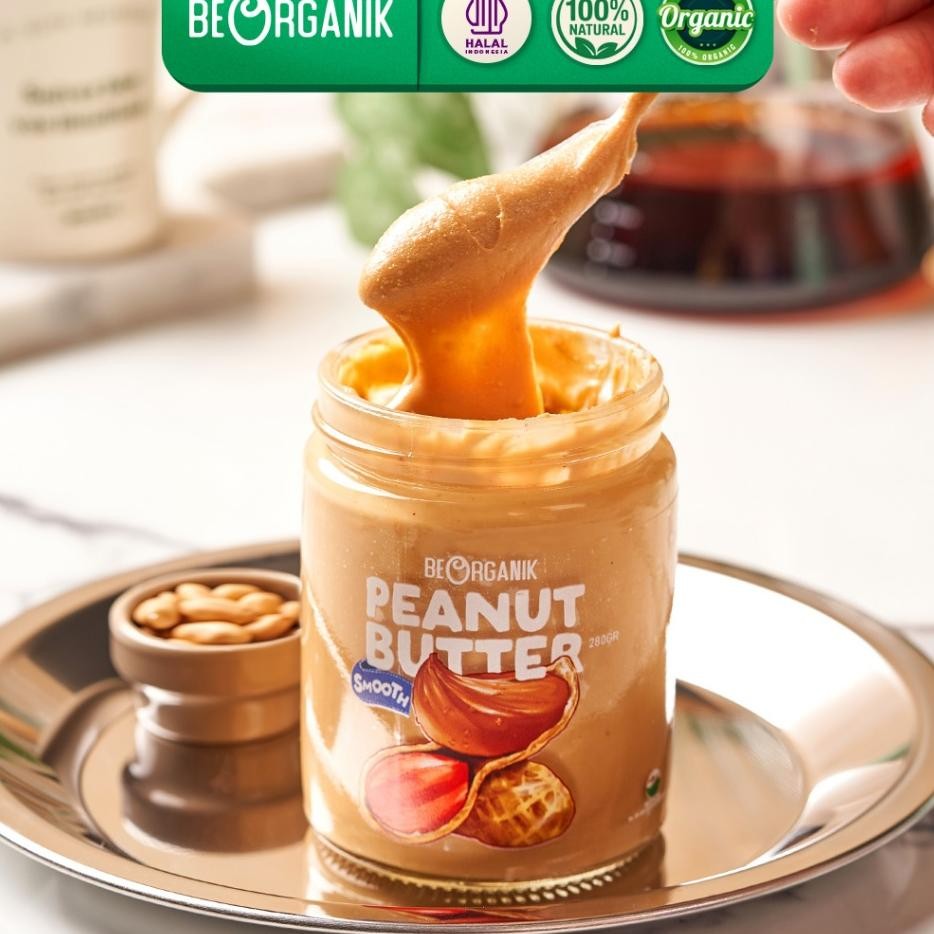 

Beorganik Peanut Butter Selai Kacang 280Gr Unsweetened Gluten Free Vegan