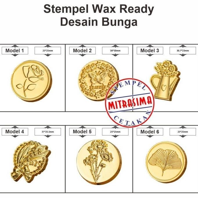 

Stempel Wax Ready siap pakai edisi Bunga AST
