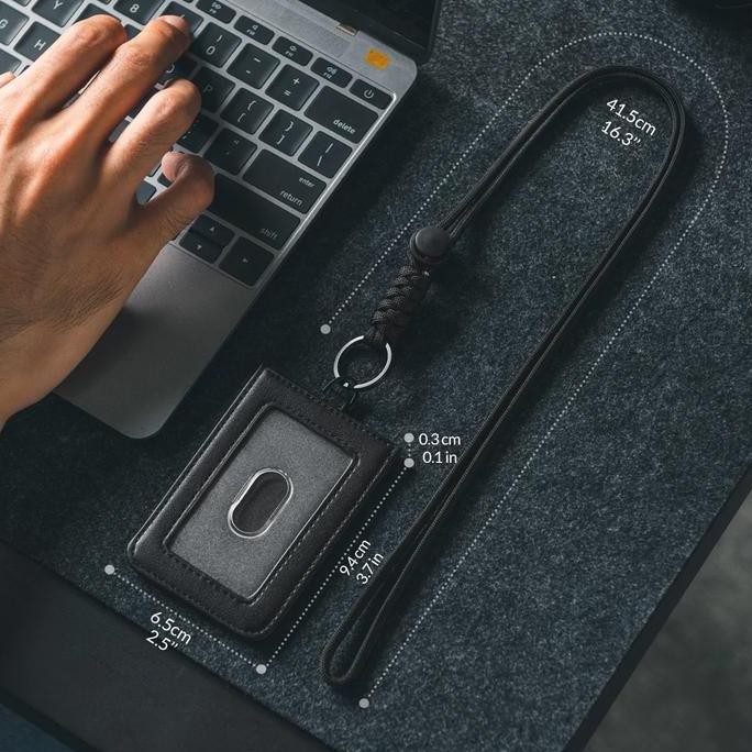 

DNAC ID Card Holder with Lanyard Money Pocket - Navy HS