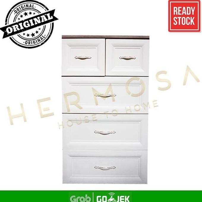 

Terlaris Lemari Plastik 4 Laci / Drawer Olymplast Odc 04 Cb